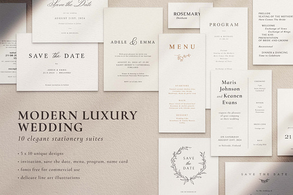 PERFECT WEDDING | 220+ elements preview 8