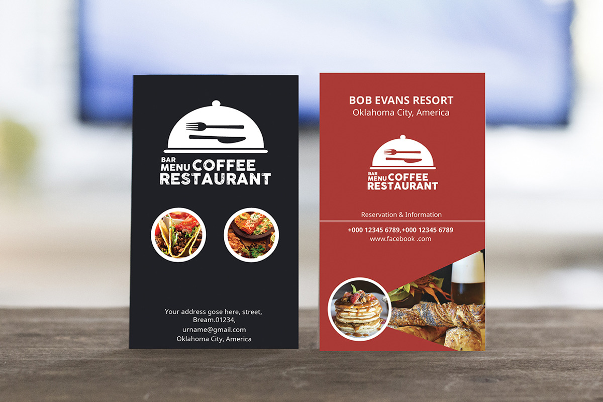 Restaurant Business Card, a Business Card Template by UI_Expert (Photo 6 of 7)