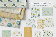 Mermaids and Sea animals collection, an Animal Illustration by polikarpovaart (Thumbnail 7 of 11)
