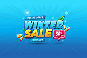 Winter Sale Banners, a Decorative Illustration by Artlogs x Modaldesain (Thumbnail 3 of 4)