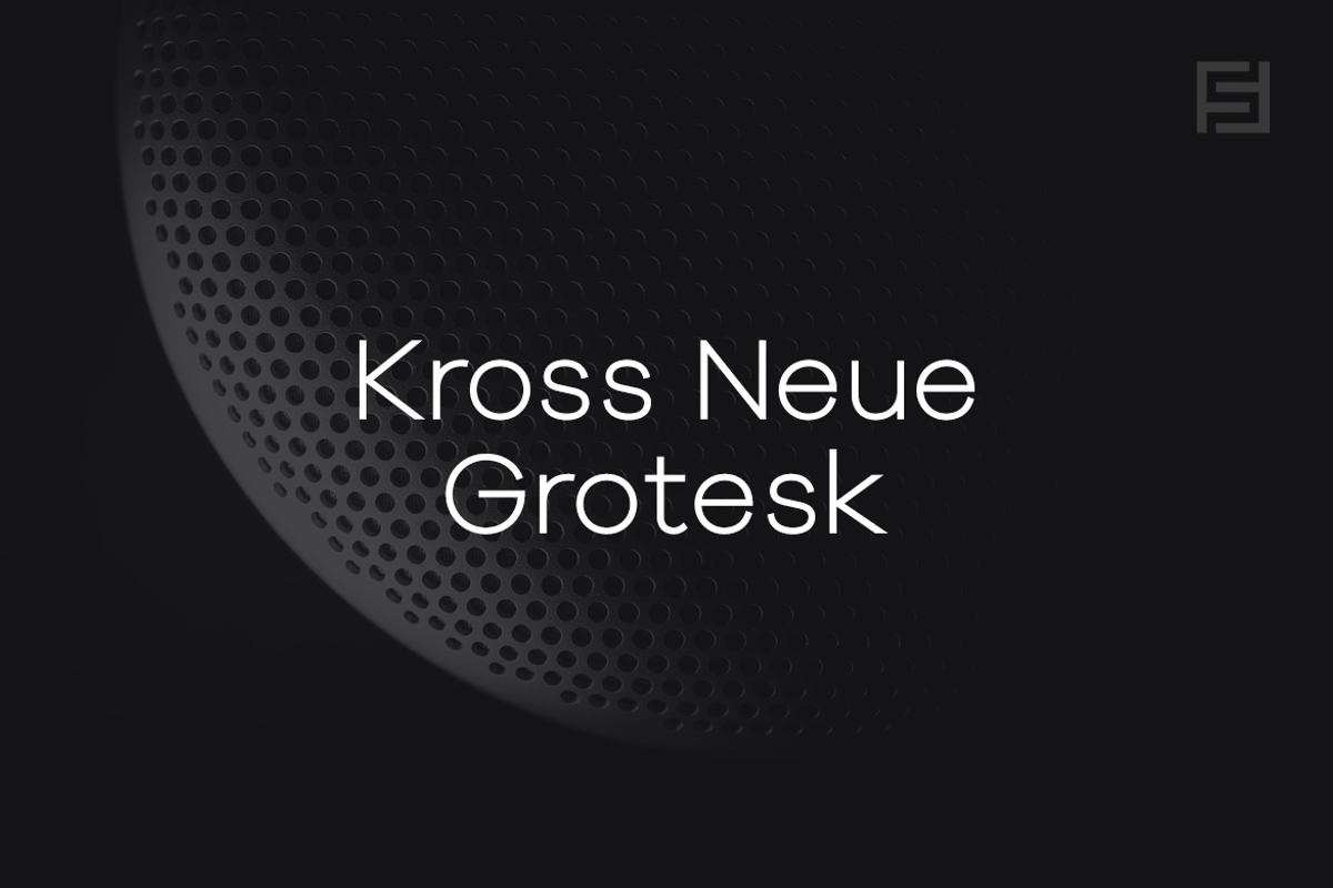 KROSS NEUE GROTESK - The Font Family, a Sans Serif Font by Designova® (Photo 1 of 10)