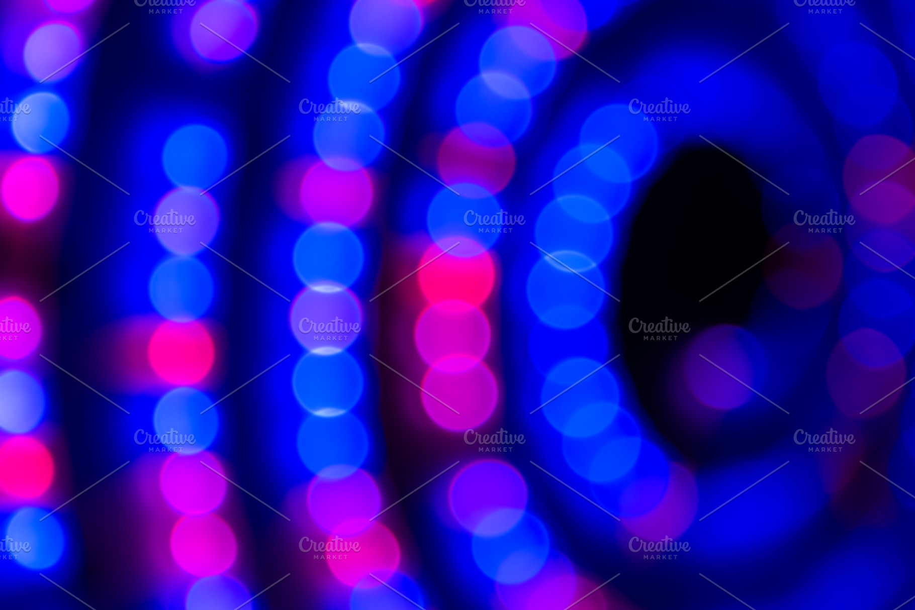 Abstract lights in spiral circle, an Abstract Photo by Vapi