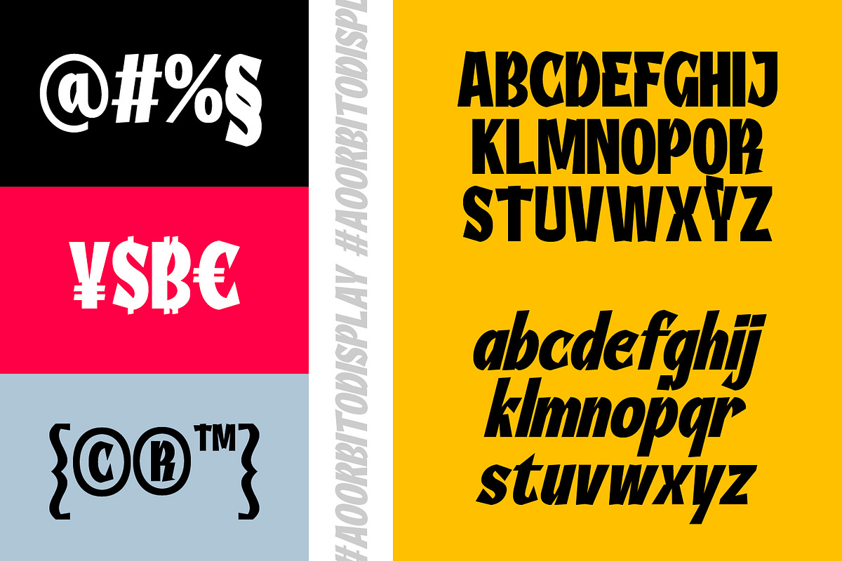 AO Orbito - Sporty Bold Font, a Sans Serif Font by OwunStudio (Photo 12 of 15)