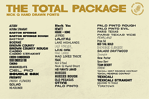 Total Package All NickQ Fonts