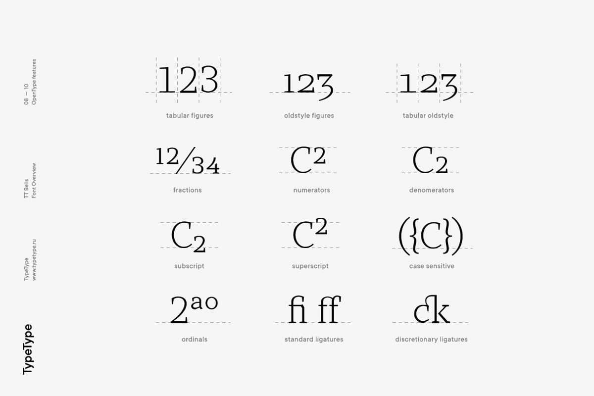 TT Bells, a Serif Font by TypeType (Photo 8 of 11)