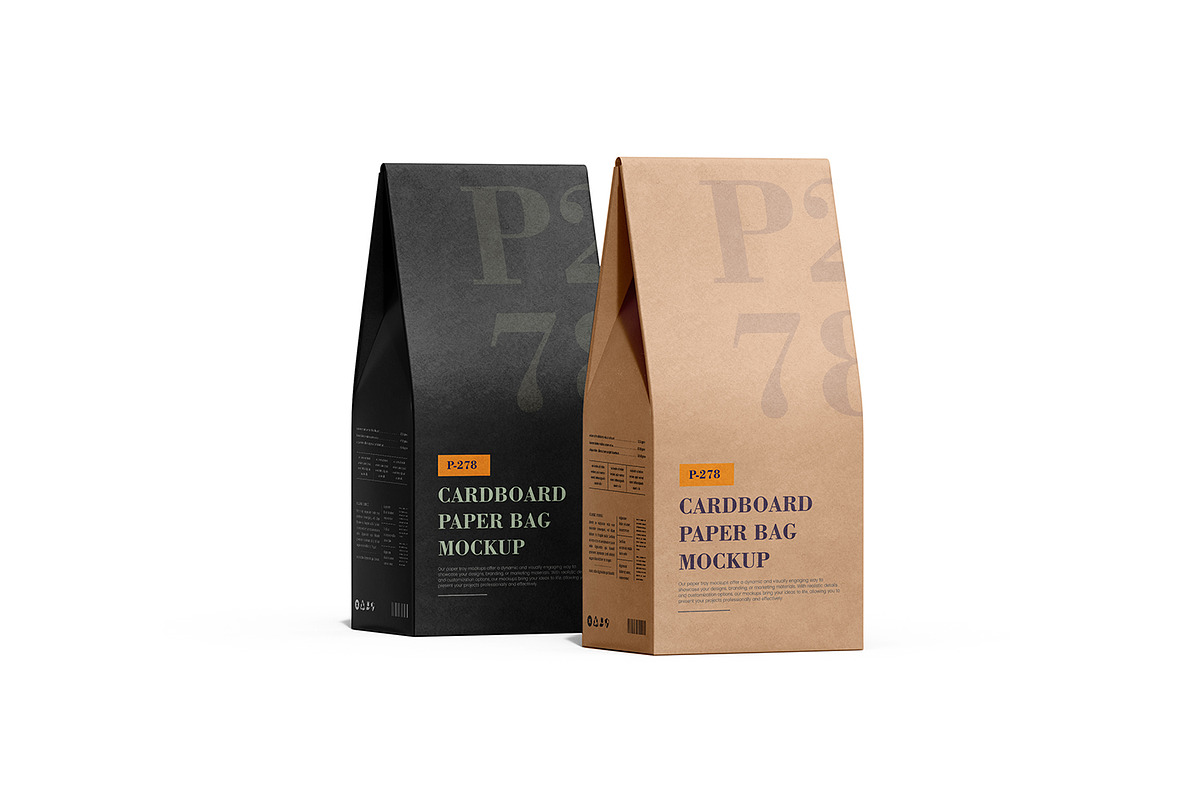 Paper Coffee Bag Packaging Mockup, a Packaging Mockup by Ram Studio LLC (Photo 21 of 21)