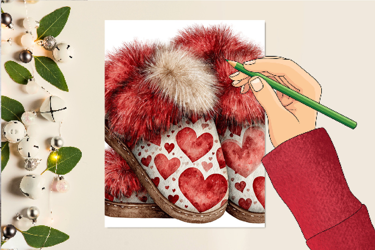 Valentine's Day Clipart Bundle, an Illustration by DreamCafeArt (Photo 6 of 6)