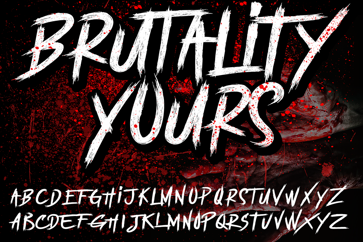 BRUTALITY YOURS, a Font by CCONCEPTLAB