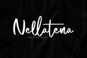 Nellatena Brush Script Font, a Script Font by NTC Graphic (Thumbnail 1 of 8)