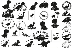 Cute dinosaur nursery decor design, an Illustration by Amazin_art