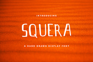 SQUERA Font For Header & Book Text