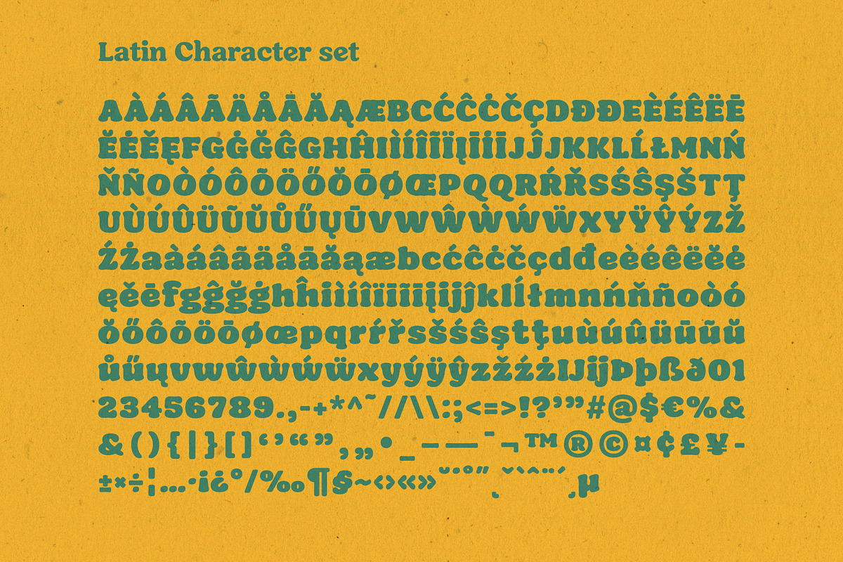 Seventies Sunrise; Retro Fonts, a Font by Eko Bimantara (Photo 5 of 14)