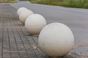 Bollards stock photo containing bollard and balls