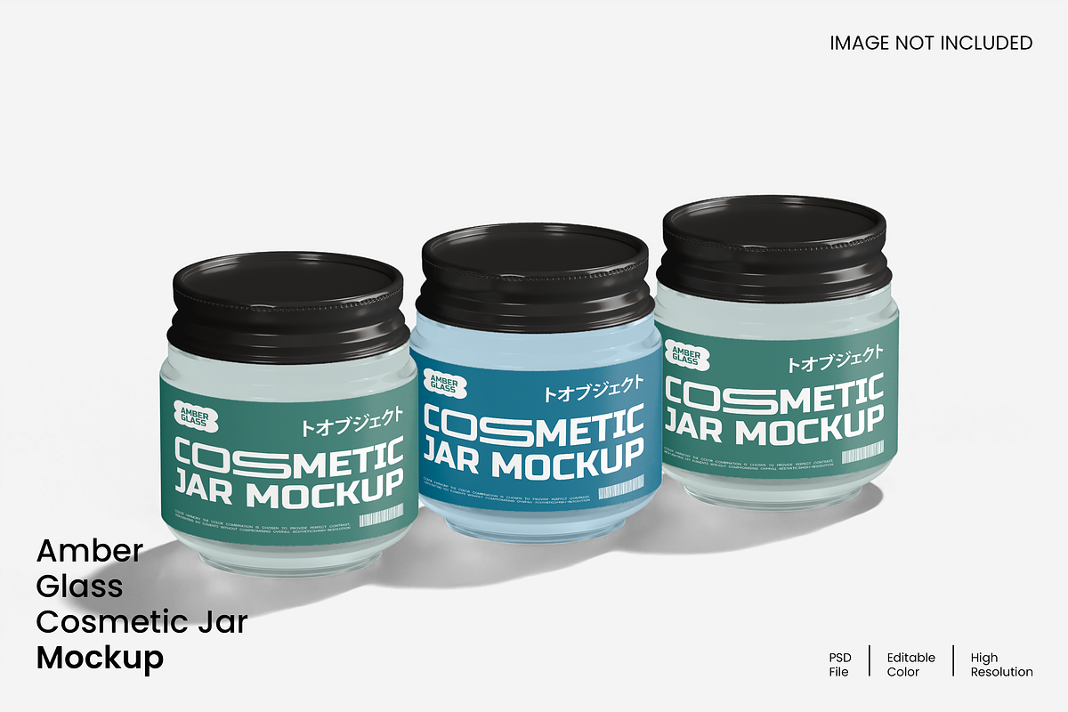 Cosmetic Jar Mockup, a Packaging Mockup by Unerispace