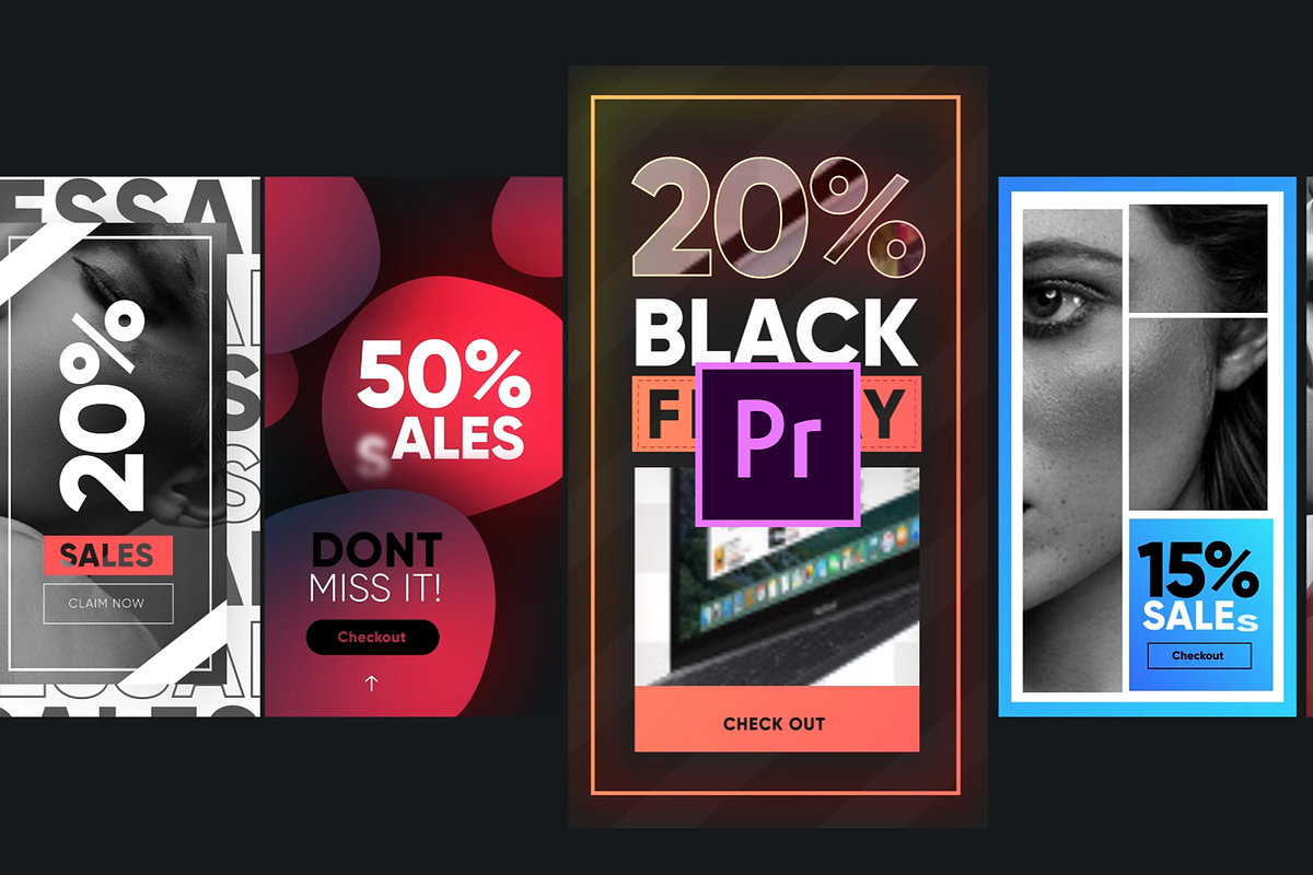 Black Friday Instagram Stories-MOGRT, a Templates & Theme by Polygon Motions (Photo 2 of 2)