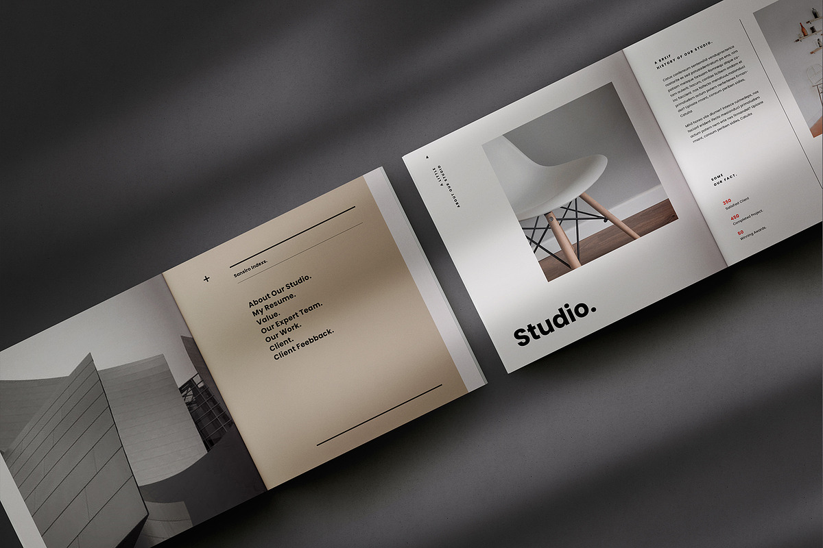 Square Architecture Portfolio, a Brochure Template by Occy Design (Photo 2 of 8)