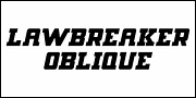 Lawbreaker JNL, a Slab Serif Font by Jeff Levine Fonts (Thumbnail 4 of 5)
