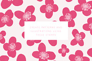 Flowers & Leaves Procreate Stamps, a Brush Add-On by BohoCalligraphy (Thumbnail 3 of 9)