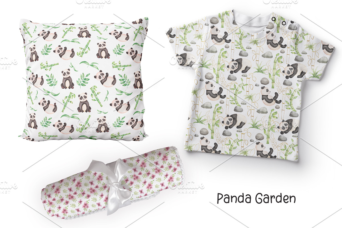 Panda Garden, an Animal Illustration by MayaNavits (Photo 15 of 19)