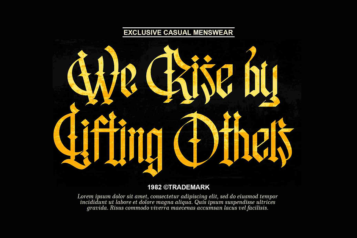 Blackslayer Modern Blackletter, a Blackletter Font by Vampstudio (Photo 8 of 13)
