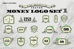 Vector Money Logo Set 1