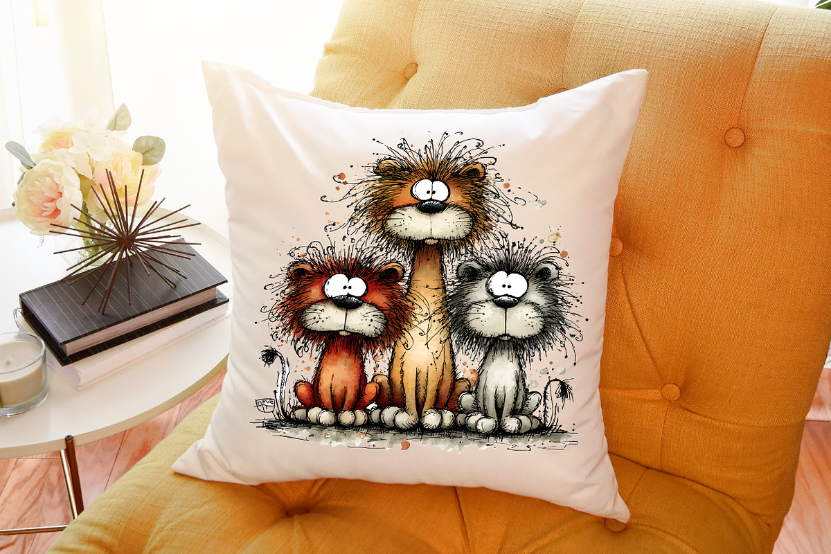 Whimsical Christmas Animal Clipart P, an Illustration by Sublimation Artist (Photo 6 of 6)