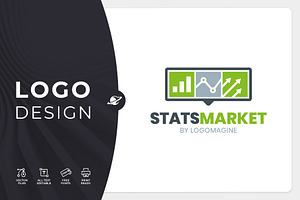 Stats Market Logo Template