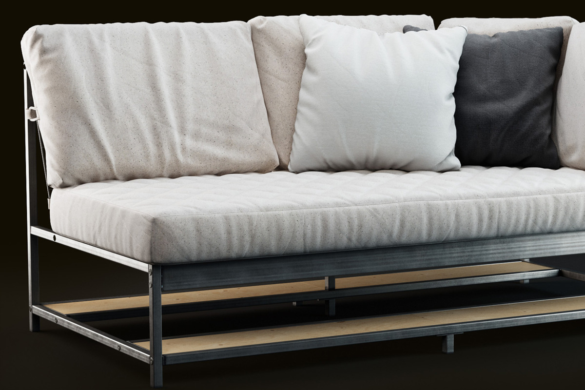 IKEA Ekebol Sofa, a Furniture 3D Model by dk 3d models (Photo 7 of 8)