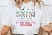 She is Mom Mother's Day PNG Sublimat, an Illustration by Designking (Thumbnail 6 of 6)