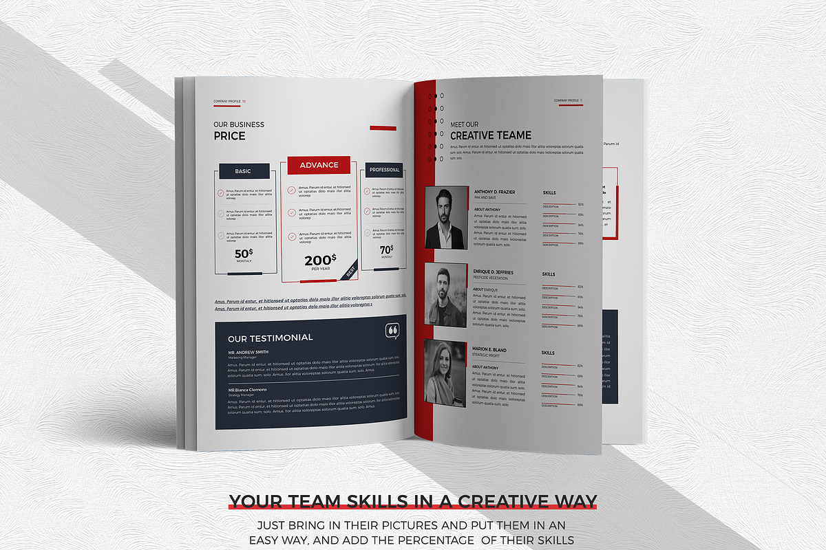Corporate Profile, CANVA, DOCX, PPT, a Brochure Template by Template Zone (Photo 5 of 10)