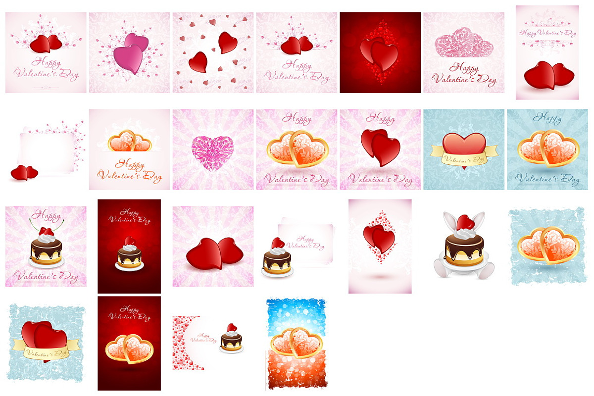 Set of Valentine's Day Images, a Decorative Illustration by PictureInStock (Photo 2 of 2)