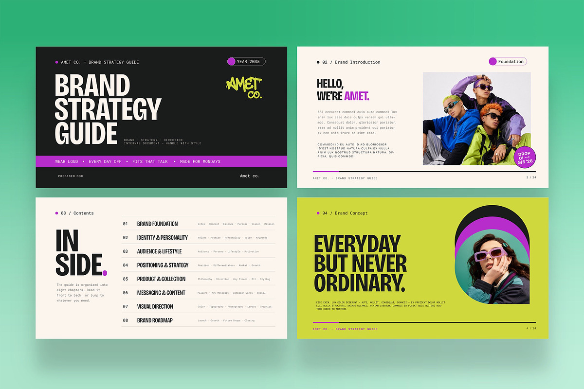 Brand Strategy Presentation Template, a Presentation Template by BrandPacks (Photo 2 of 7)