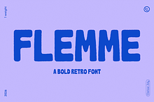 FLEMME | a bold retro font