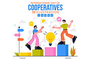 10 International Day of Cooperatives, a Person Illustration by denayunebgt (Thumbnail 1 of 4)
