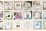 Podcast Promo Instagram Templates, a Social Media Template by Fallon Gerst (Thumbnail 2 of 16)