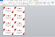Raffle Ticket Template, a Stationery Template by Template Shop (Thumbnail 3 of 3)