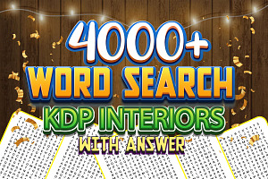 4000+ WORD SEARCH PUZZLE KDP