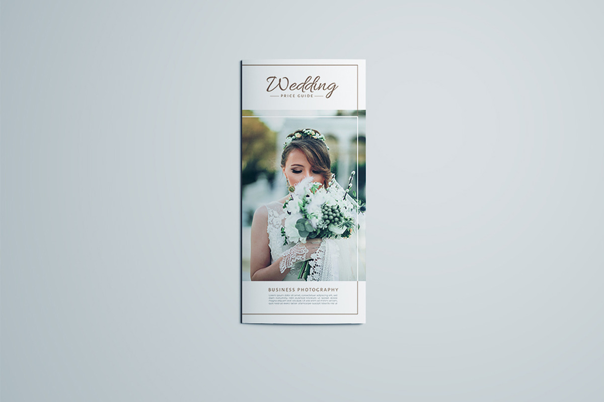 Wedding Business Trifold Brochure, a Brochure Template by Design with Qurat (Photo 2 of 8)