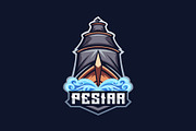 Ship Mascot Esport Logo, a Branding & Logo Template by prps.std (Thumbnail 3 of 3)