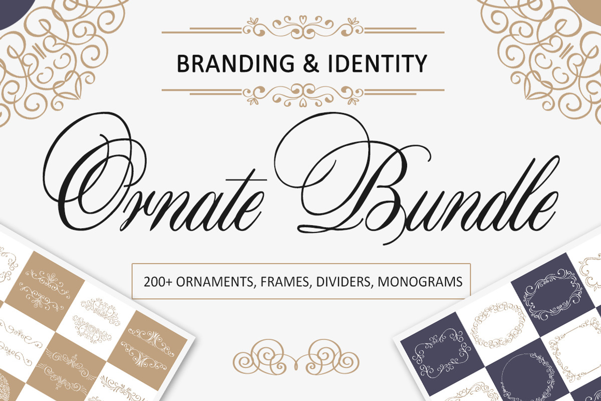 -30%Ornate Bundle. Branding identity, a Decorative Illustration by SwitzerShop (Photo 1 of 8)