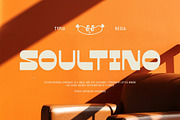 Soultino - Retro Reverse Contrast, a Sans Serif Font by Typia Nesia (Thumbnail 1 of 12)