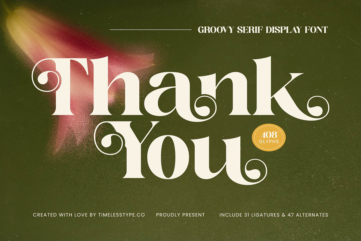 Adeline Mahila Groovy Serif Font, a Serif Font by timelesstype.co (Photo 20 of 20)