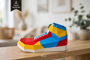 Sneaker shoes - 3d papercraft, a Card Template by PAPER amaze (Thumbnail 5 of 6)