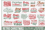 Retro Christmas SVG Bundle, an Object Graphic by BeeCraftR (Thumbnail 5 of 17)