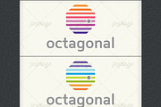 Color Lines Octagonal Logo Template, a Branding & Logo Template by joyologo (Thumbnail 2 of 3)