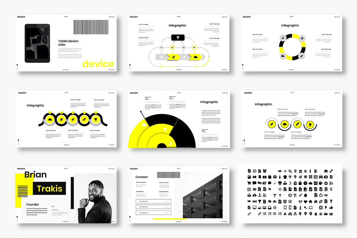 Mutant – Business Keynote Template, a Design Template by Dens Creative Studio (Photo 5 of 6)
