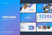 Pitch Deck Company Solutions Keynote, a Presentation Template by Presentation Templates (Thumbnail 1 of 6)