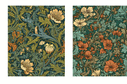 Seamless pattern with flowers, an Illustration by Pundateam (Thumbnail 5 of 5)