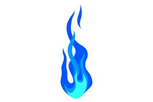 Illustration of stylized fire.