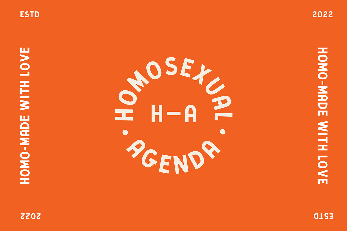 Homosexual Agenda -Sign Painter Sans, a Sans Serif Font by Creative Type (Photo 3 of 12)